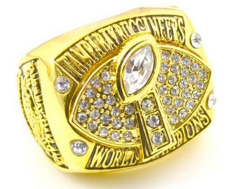 NFL Tampa Bay Buccaneers World Champions Gold Ring_2 - Click Image to Close